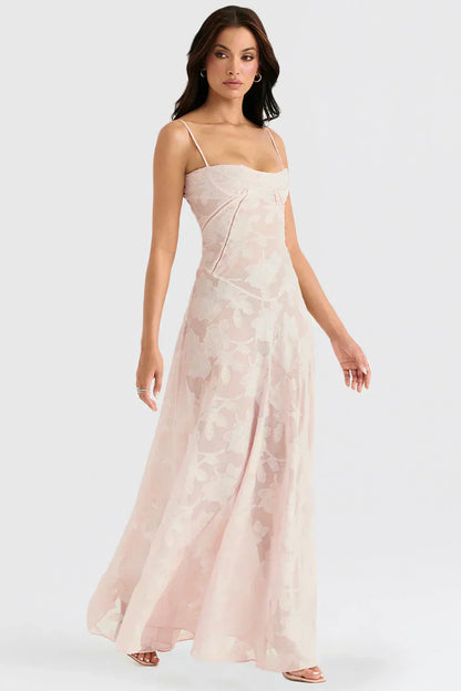 Maxikleid mit Blumenmuster