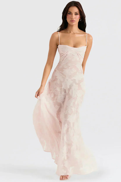 Maxikleid mit Blumenmuster