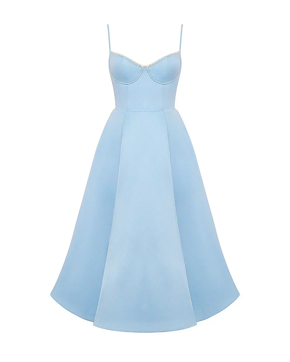 Ausgestelltes Abendkleid