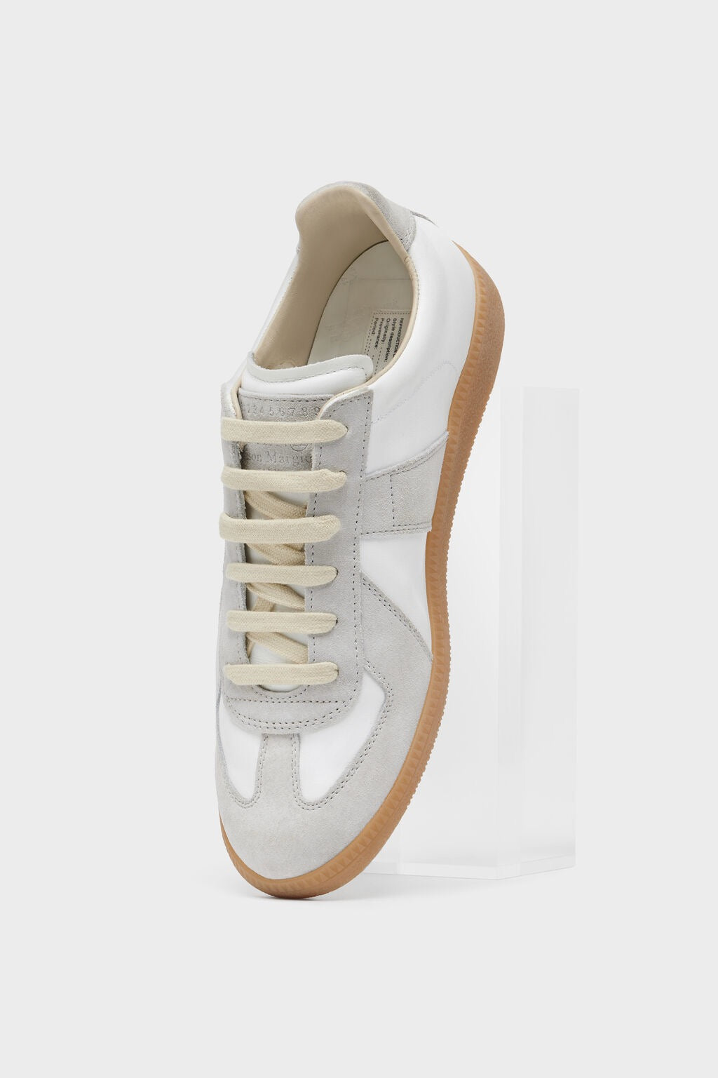 "Maison" Sneaker Weiß-Grau