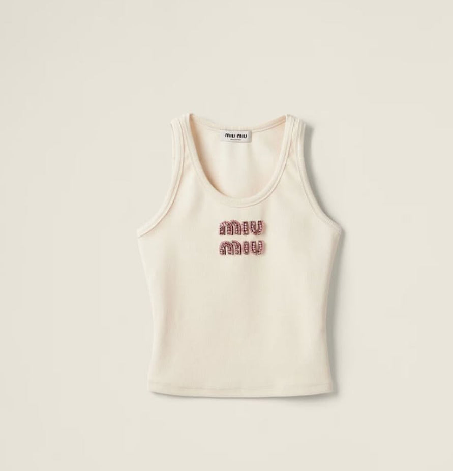 "MM" vest tops