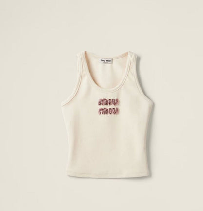 "MM" vest tops